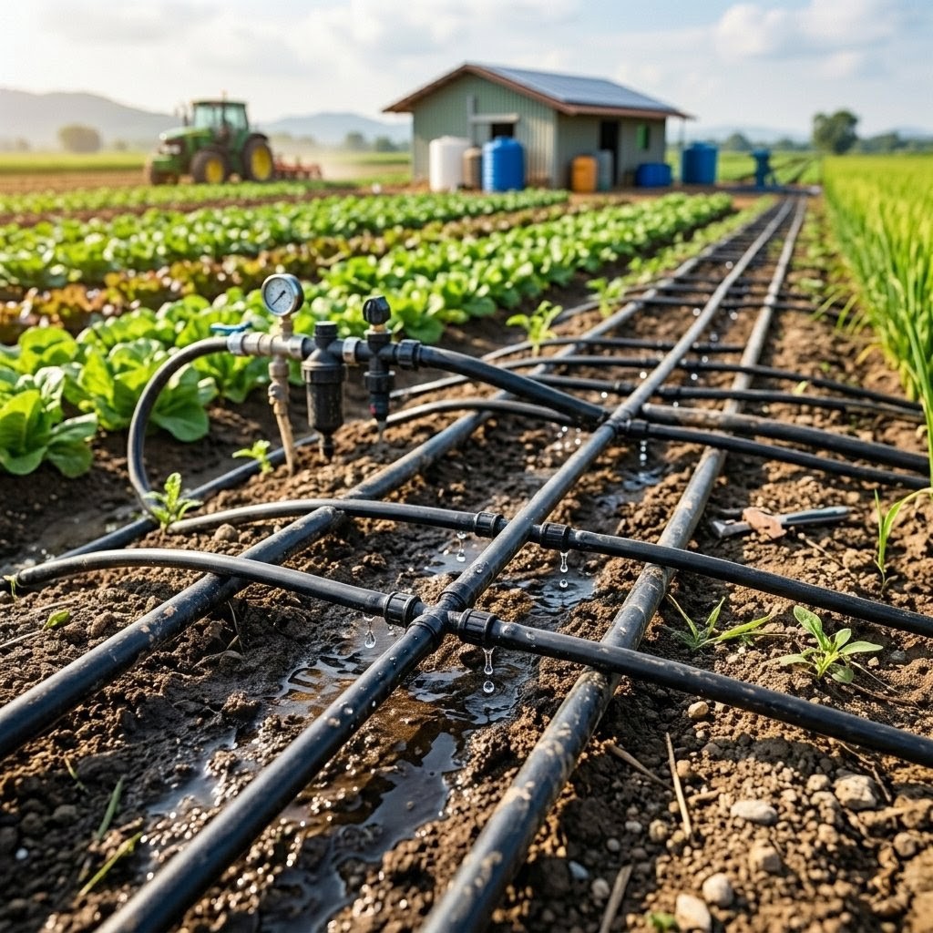 Installing Drip Irrigation: Day-by-Day Account